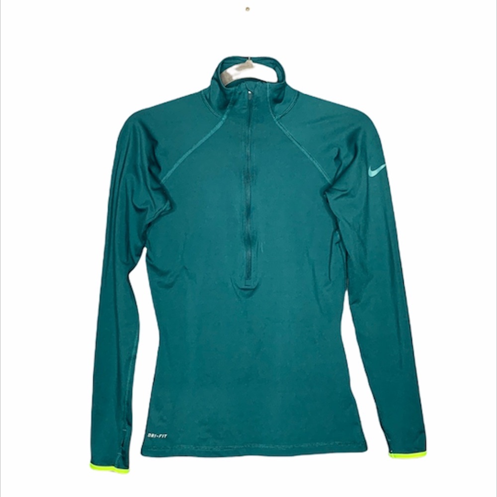 NIKE‎ PRO Dri-Fit fitted sport top, half zip size S